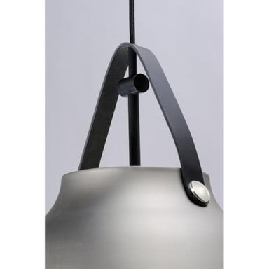 Maxim Lighting 11358TNBK Nordic Pendant - Leather Strap Canopy Detail