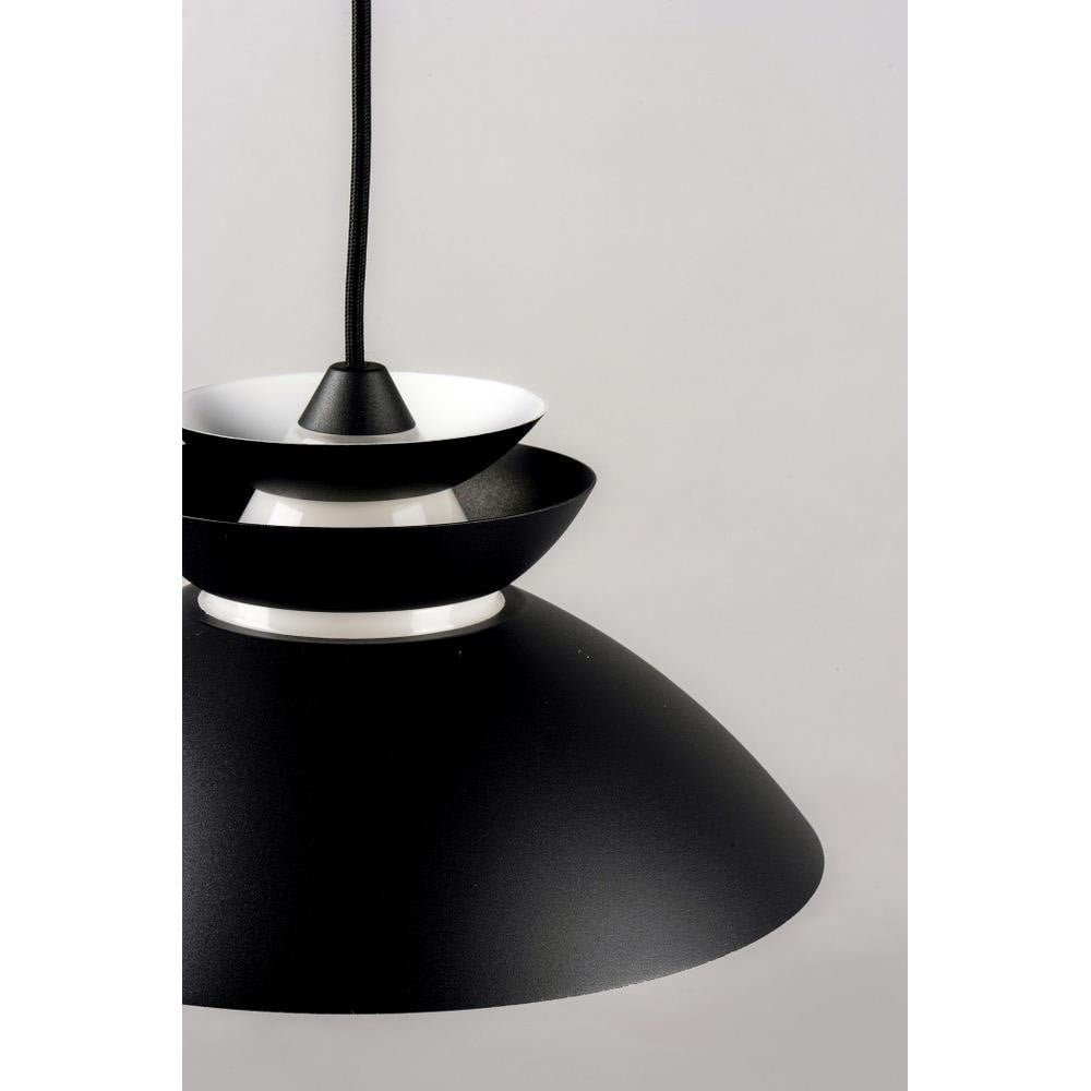 Maxim Lighting 11359WTBP Nordic Pendant - close-up shade and tiered body detail