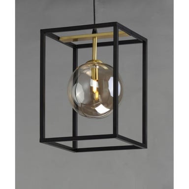 Maxim Lighting 11361MSKBKPC Fluid Pendant - Side Angle View
