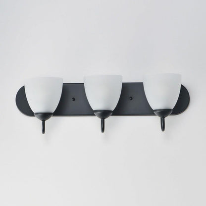 Maxim Lighting 11383FTBK Axis 3 Light 24 Inch Black Bath Vanity Wall Light - Lifestyle View
