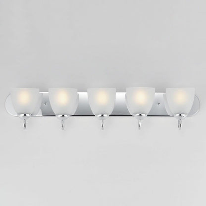 Maxim Lighting 11385FTBK Axis 5 Light 36 Inch Bath Vanity Wall Light in Polished Chrome
