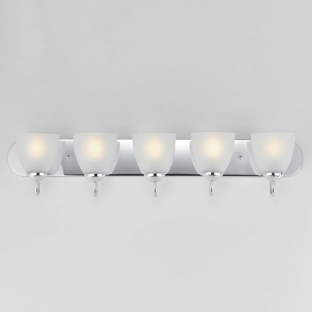 Maxim Lighting 11385FTPC Axis 5 Light 36 inch Polished Chrome Bath Vanity Wall Light Front View