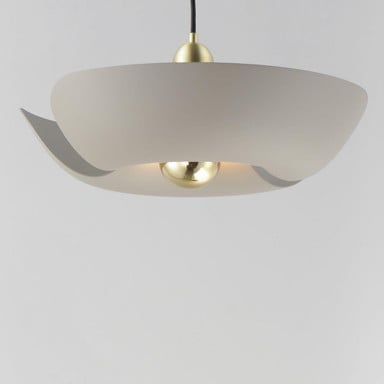 Maxim Lighting 11392WTSBR Poppy LED Pendant - Top Down Petal View