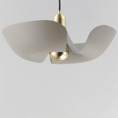 Maxim Lighting 11392WTSBR Poppy LED Pendant - Side Angle Detail