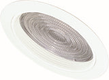 Elco Lighting EL543W 5" Sloped Regressed Fresnel Lens with Baffle Trim - 60Watt Max. - A19 or LED - White