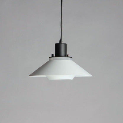 Maxim Lighting 11410BKWT Oslo Pendant - Side View Lit