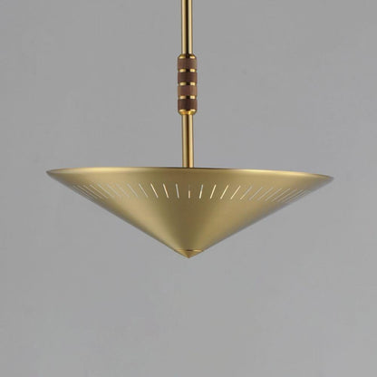 Maxim Lighting 11434NAB Helsinki Pendant - Shade Close-Up with Walnut Accent