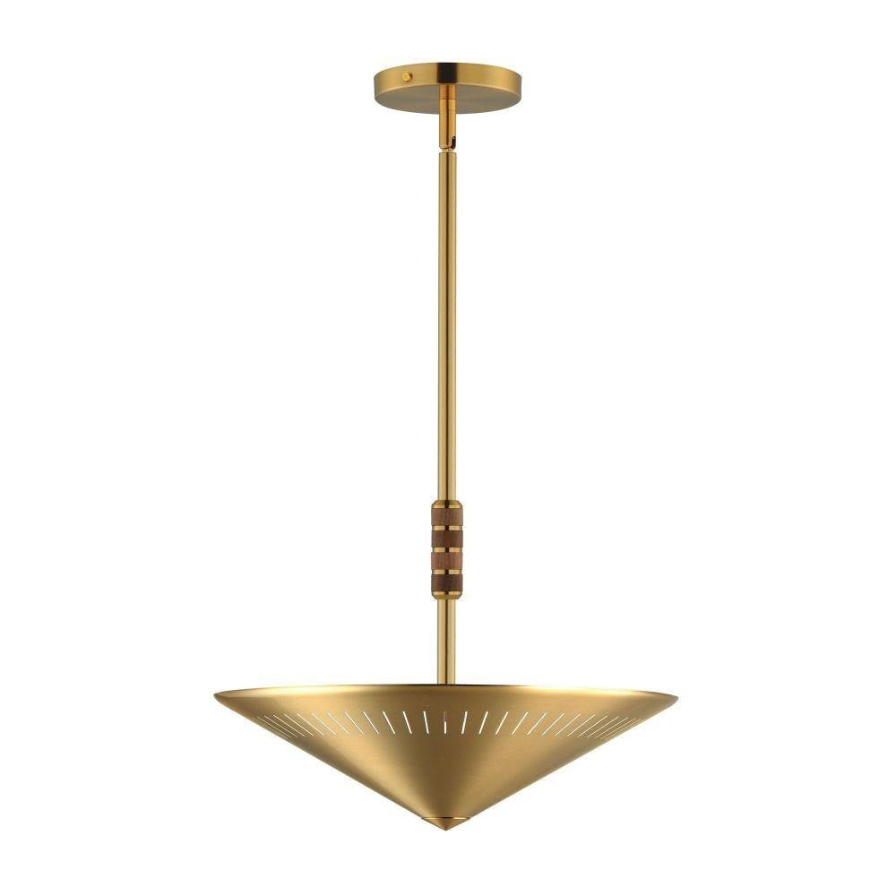 Maxim Lighting 11434NAB Helsinki 2 Light 16 inch Natural Aged Brass Pendant Ceiling Light - Full View