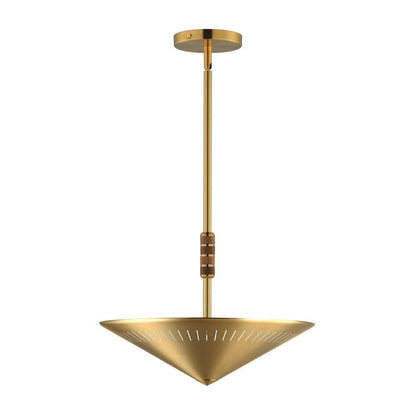 Maxim Lighting 11434NAB Helsinki 2 Light 16 inch Natural Aged Brass Pendant Ceiling Light - Full View
