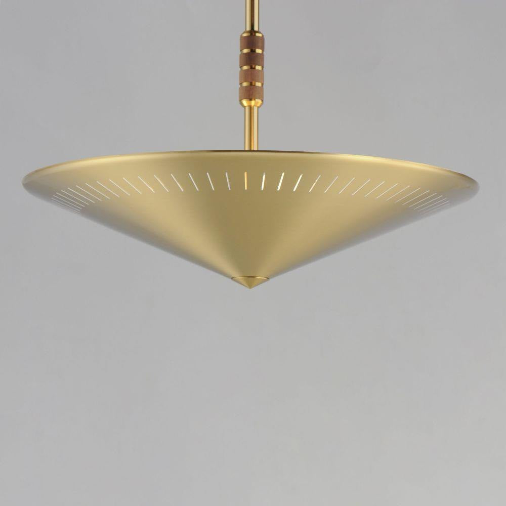 Maxim Lighting 11436NAB Helsinki 3 Light Natural Aged Brass Pendant Ceiling Light - Angle View