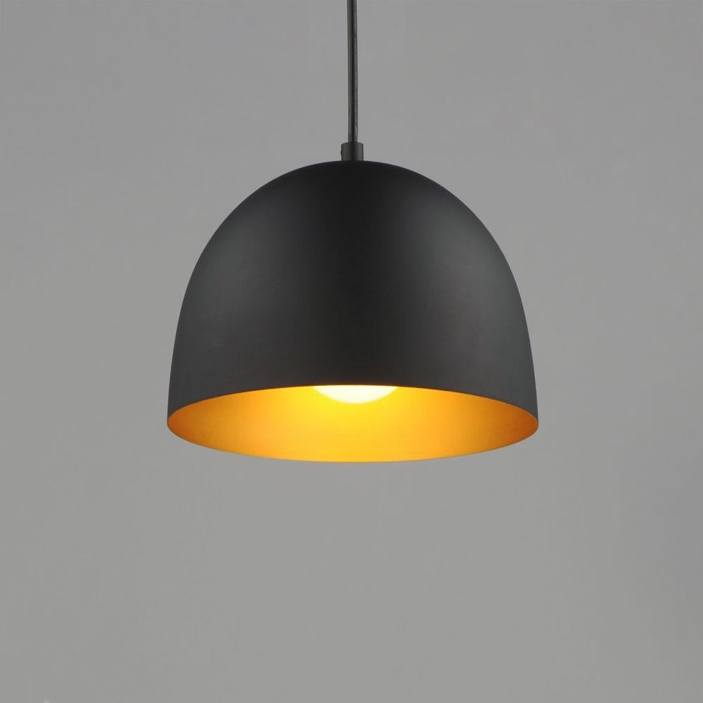 Maxim Lighting 11482BKGLD Tova Black/Gold Pendant - Close-Up Detail