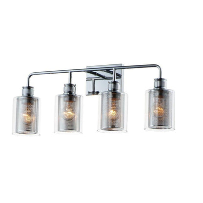 Maxim Lighting 11534CLPC Filigree 4 Light Polished Chrome Bath Vanity Wall Sconce