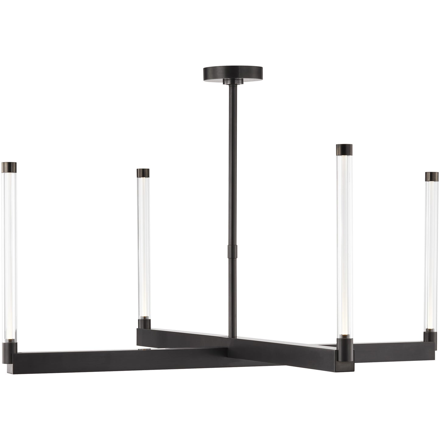 Visual Comfort Architectural 700PHB36BZ-LED927 Kelly Wearstler Phobos 22.3W 120V LED Dark Bronze Chandelier Ceiling Light 2700K Integrated LED