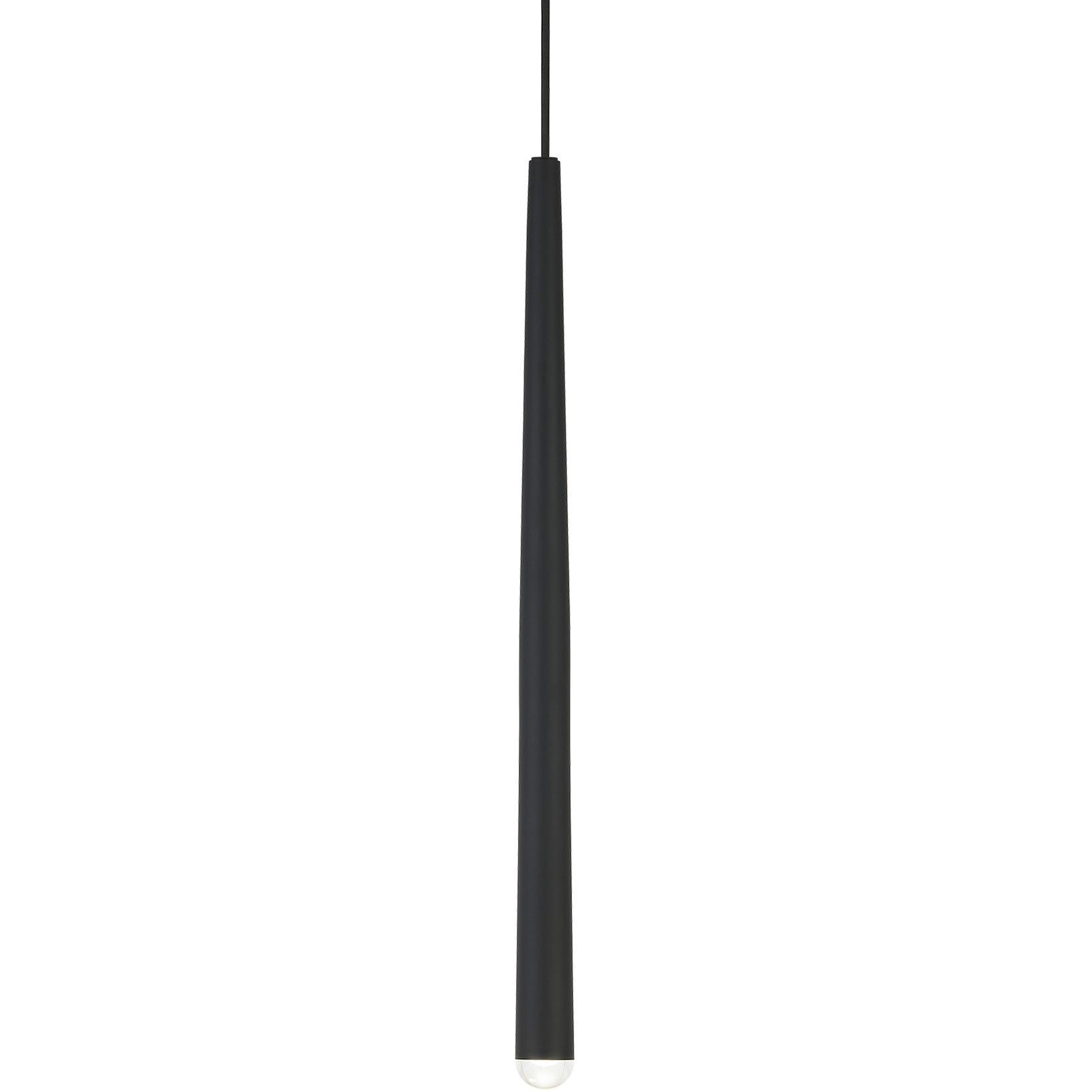 Visual Comfort Modern Collection 700TRSPAPYL1PB-LED930 Pylon 4.6W 3000K LED Pendant Nightshade Black