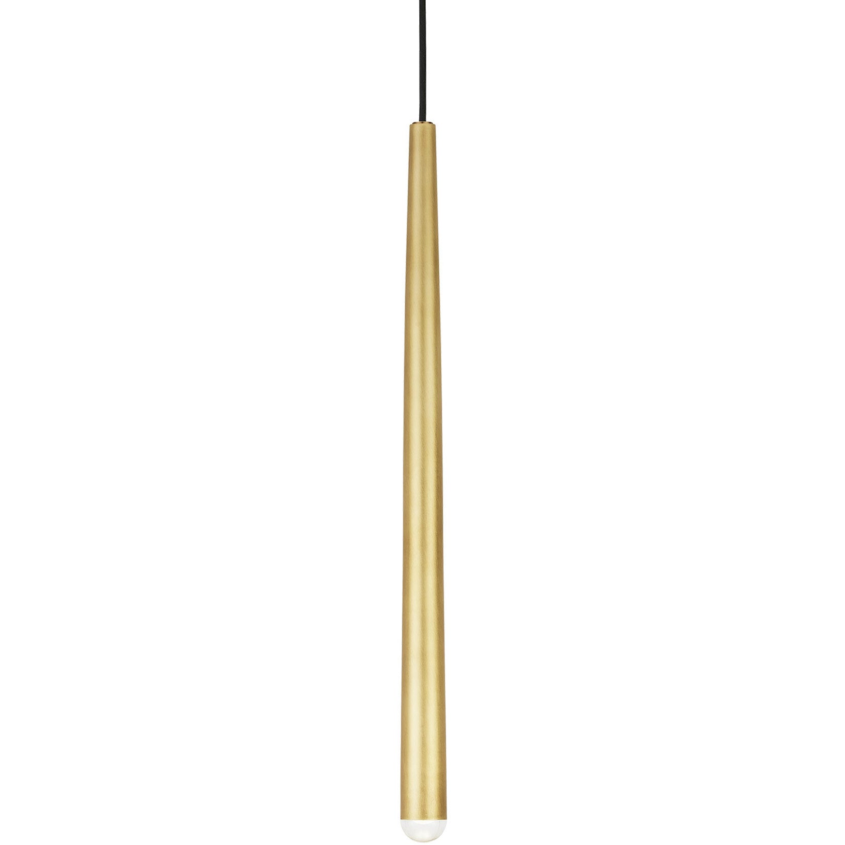 Visual Comfort Modern Collection 700TRSPAPYL1PNB-LED930 Pylon 4.6W 3000K LED Pendant Natural Brass