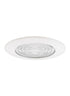 Generation Lighting 1155AT-15 6 inch white recessed shower trim with clear Fresnel glass lens