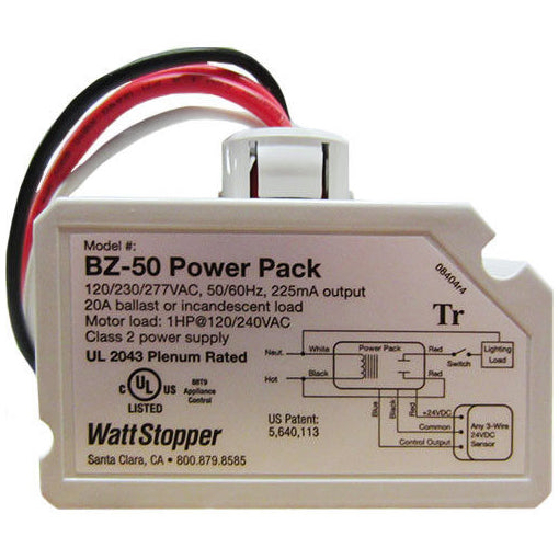 WATT STOPPER BZ-100E-P POWER PACK, 120/277VAC, NEW WATT STOPPER BZ-100E-P POWER PACK, 120/277VAC, NEW