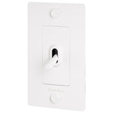 Buster + Punch NTG-143085 1G Toggle Switch Complete kit With Buster + Punch Logo - White finish