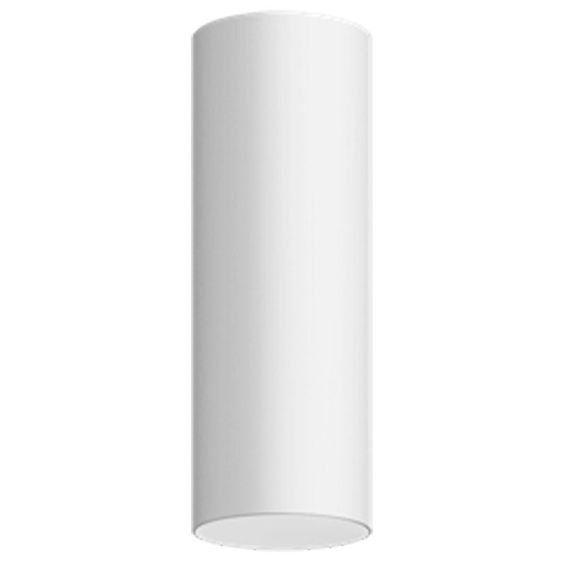 Visual Comfort Architectural ENCY3RF-L199302D-UNV-WW ENTRA 3" 19W Fixed LED Cylinder Flush Mount, White Reflector, White Cylinder, 3000K, 25° Beam Spread