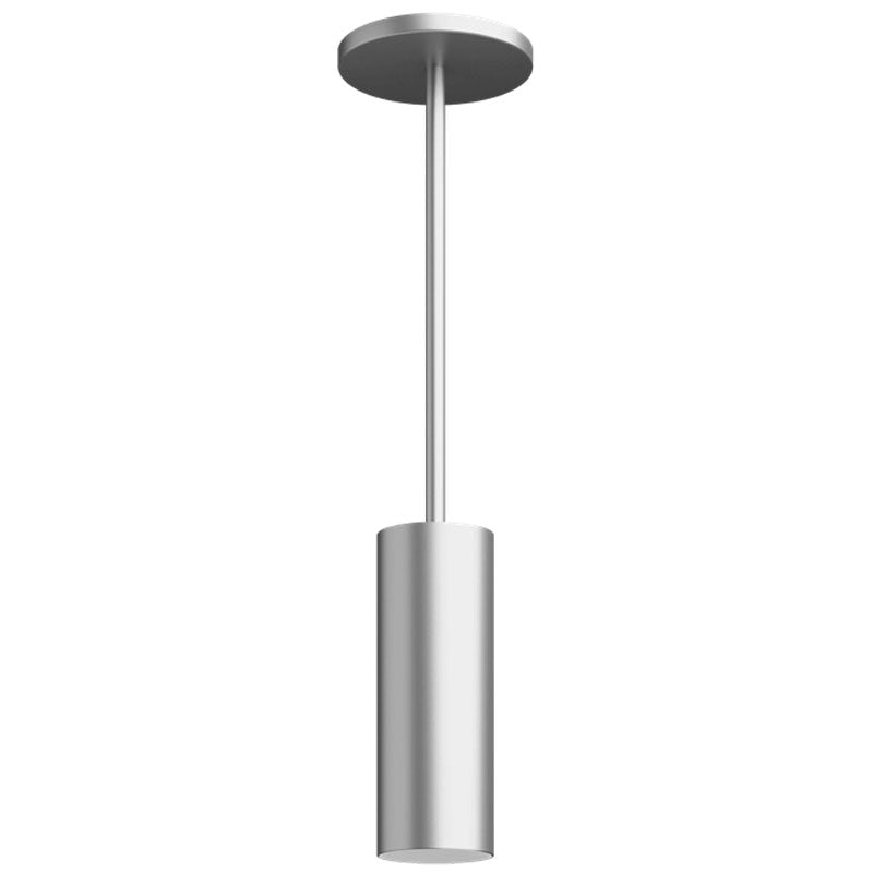 Visual Comfort Architectural ENCY3RP-L129WD2D-UNV-BA ENTRA 3" 12W Fixed LED Cylinder – Warm Dim – 90 CRI – 25° Beam – Pendant Mount – Black/Brushed Aluminum