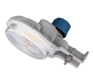 Nuvo 65-681 LED Area Light w/ Photocell, Dimmable, Wattage 29W, Lumens 4640 lm, Voltage 120V-277V, Multi-Color Temperature, Gray