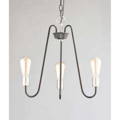 Maxim Lighting 11733OIAB Haven 3 Light Chandelier - Side View Without Ring Band
