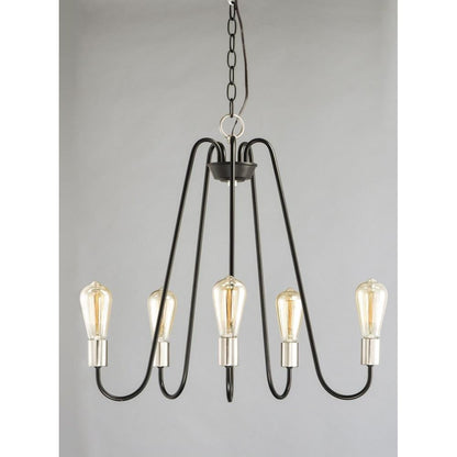Maxim Lighting 11735OIAB Haven 5 Light Chandelier without Ring Band Side View