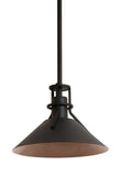 AFX Lighting GUSP10LAJD1BK Gus 10 Inch LED Outdoor CCT Pendant In Black