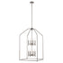 Trans Globe Lighting Birdy 8 light brushed nickel pendant ceiling light