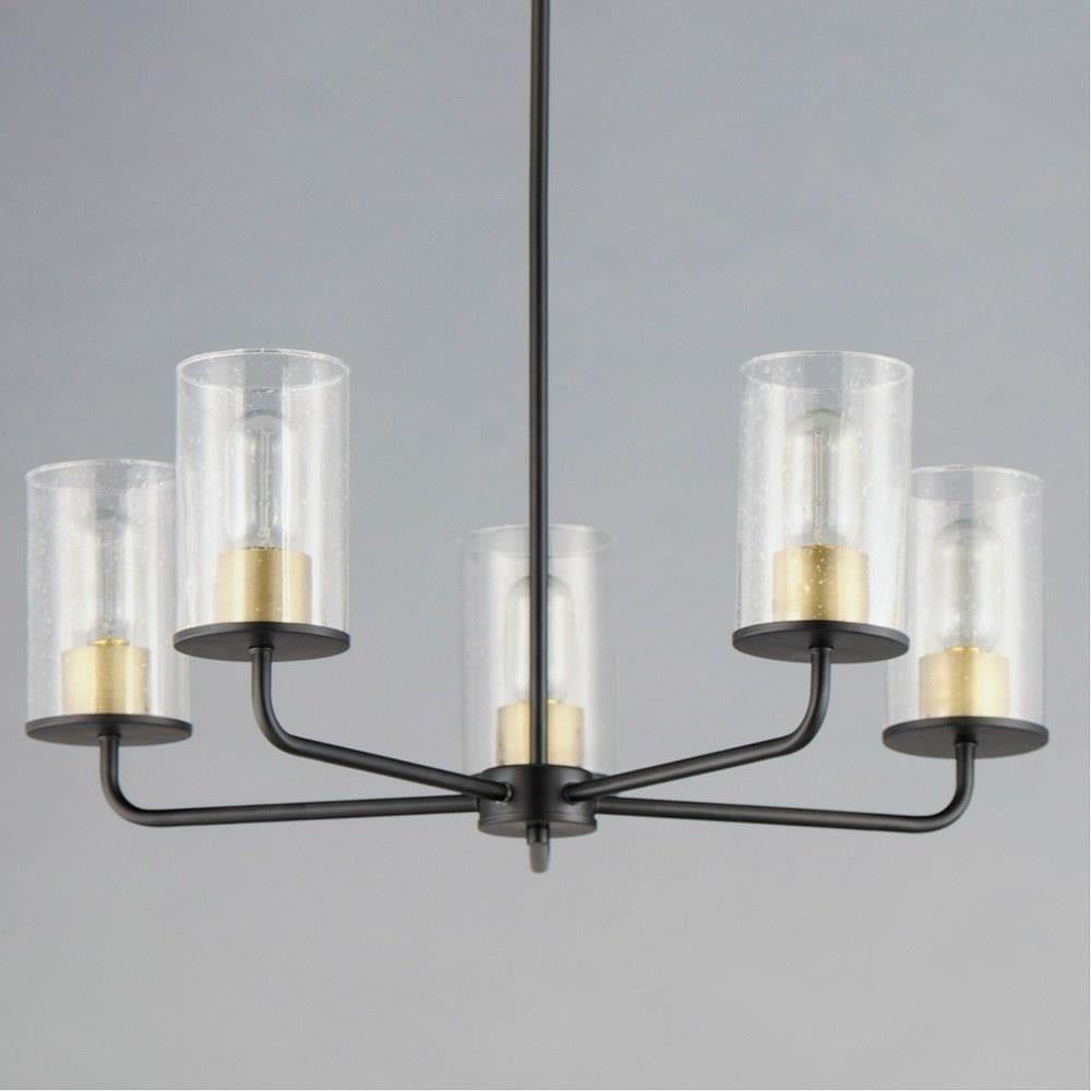 Maxim Lighting 11846CDSN Sleek 5 Light Chandelier Close-Up View