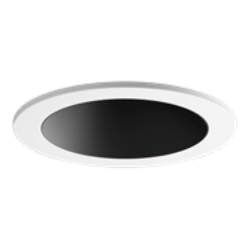 Visual Comfort Architectural ENCL2RRF-L12WD31WN-B-W Entra CL 2" 12W 3000K Warm Dim LED Remodel Wall Wash White Trim, Black Reflector