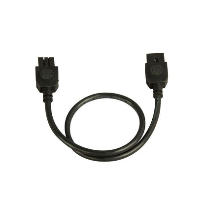 Maxim Lighting 87875BK CounterMax Mxinterlink4 12 Inch Black Connector Cord