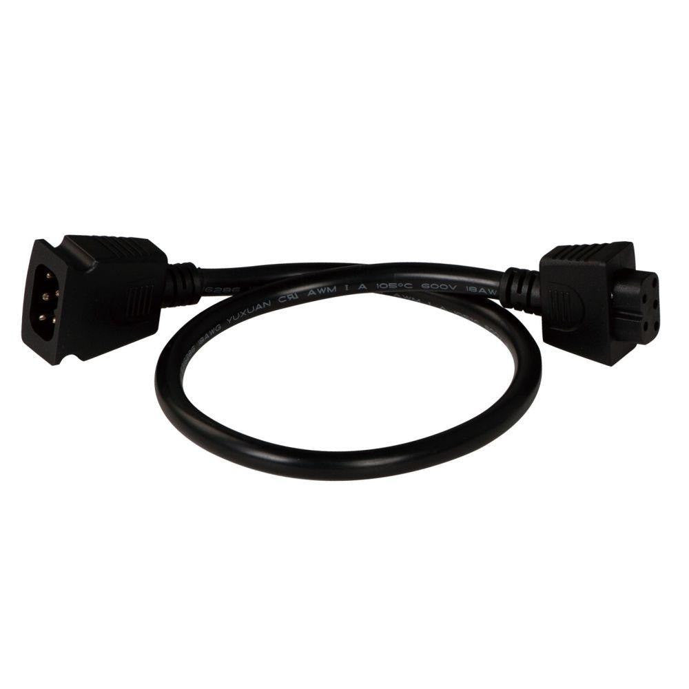 Maxim Lighting 88964BK CounterMax Slim Stick 18 Inch Black Interlink Cord