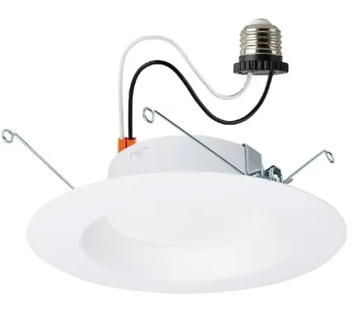 SATCO S11646 5/6-in LED Retrofit Downlight, Smooth, E26, Voltage 120V, Wattage 12.5W, Multi-Color Temperature