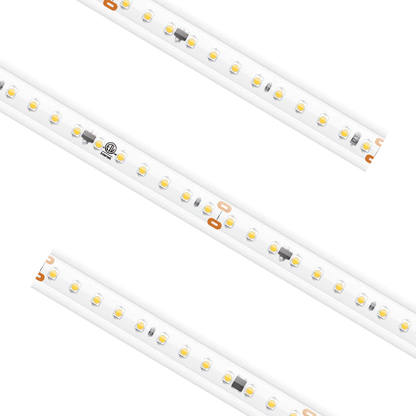 American Lighting 120-H3-30-CC-2835-112H Hybrid 3 Custom Cut 2835 120V AC Tape Light – 3000K Triple CCT, ELV/CL Dimmable, IP65 Wet Location, 6W / ft, 500 lm/ft, ETLus Listed