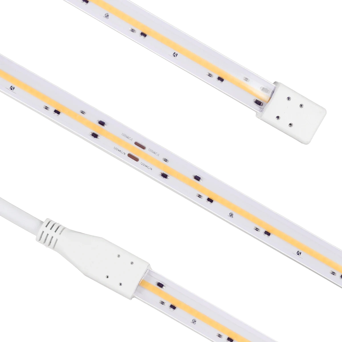 American Lighting 120-H3COB-50 Hybrid 3 COB Series 150ft 5000K LED Strip - 120V AC, 4W/ft, 300 lm/ft, Dimmable, 90+ CRI, 50,000hr Life