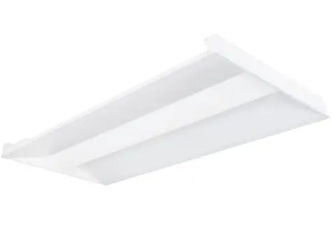 Keystone KT-CBLED45PS-24B-8CSA-VDIM 2X4 LED Center Basket Troffer, Selectable Wattage, Voltage 120V-277V, Multi-Color Temperature