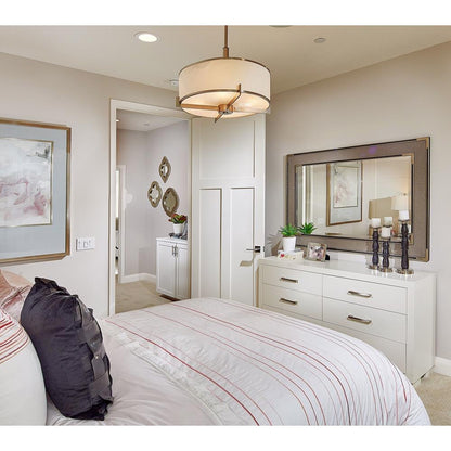 Maxim Lighting 12053WTSN Nexus Foyer Pendant alternate bedroom lifestyle view