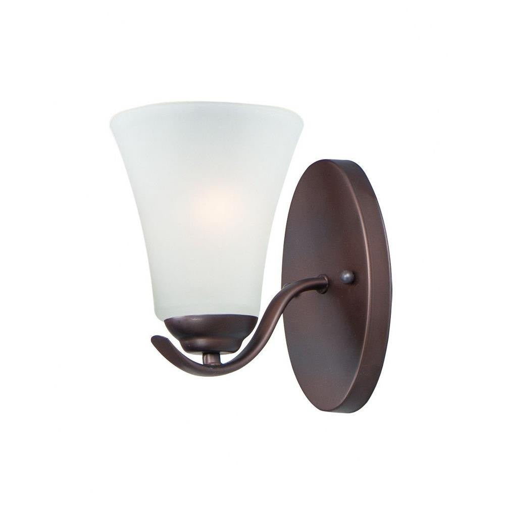 Maxim Lighting 12081FTOI Vital 1 Light Oil Rubbed Bronze Wall Sconce - Angled View