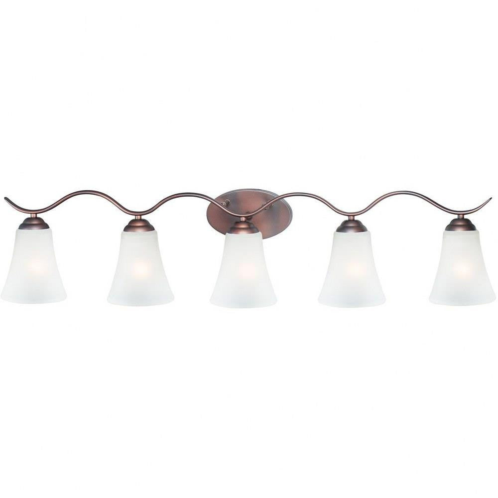 Maxim Lighting 12085FTPC Vital 5 Light Bath Vanity Wall Light - Front View