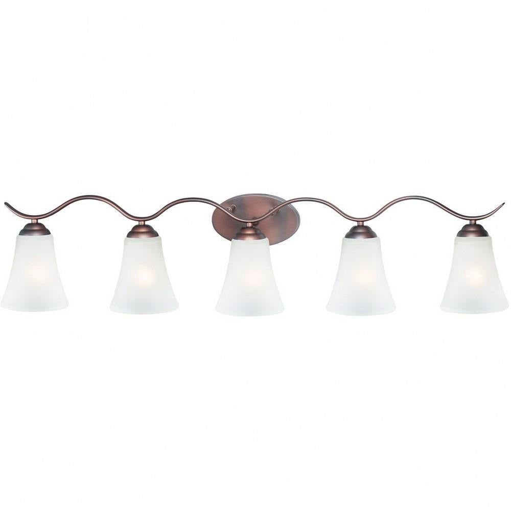 Maxim Lighting 12085FTSN Vital 5 Light Bath Vanity Wall Light - Alternate Front View