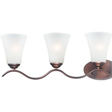 Maxim Lighting Vital Collection Bath Vanity Wall Light - Frosted Glass Shade Detail