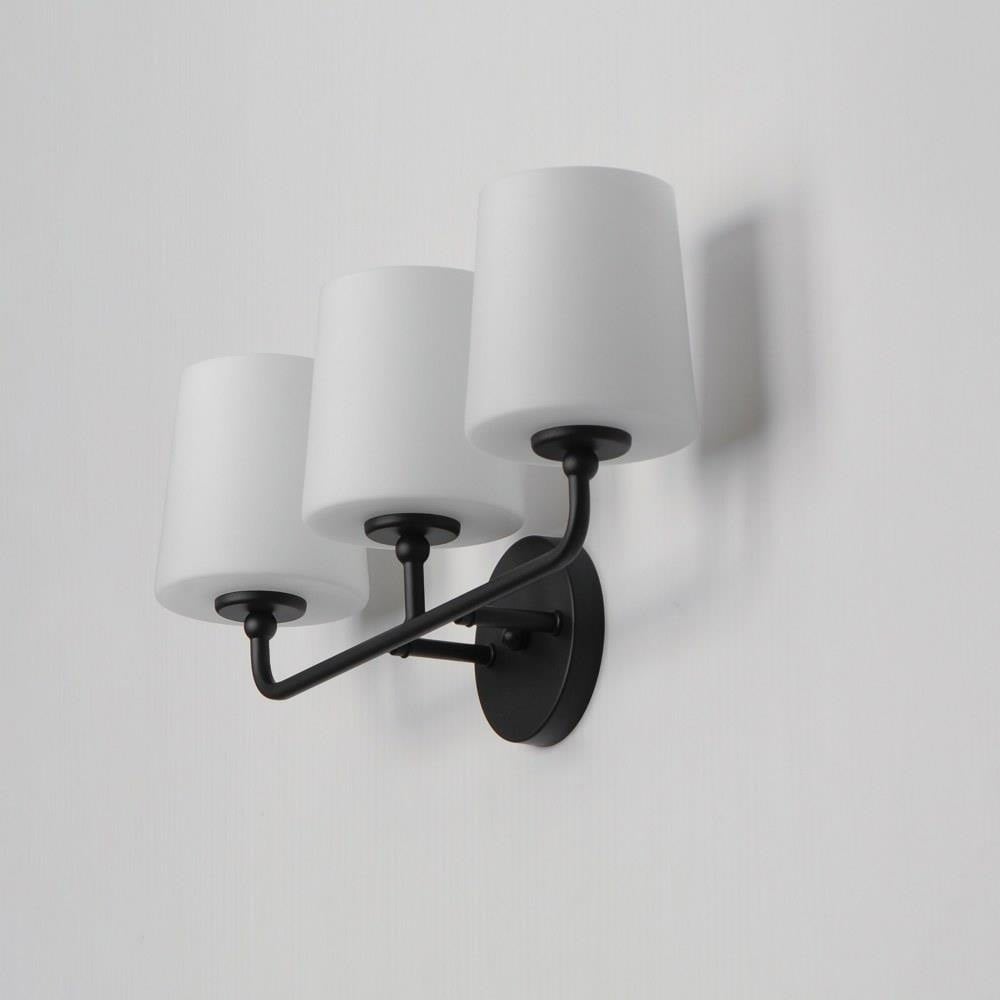 Maxim Lighting 12093SWSN Bristol 3 Light Bath Vanity Wall Light - Angle View