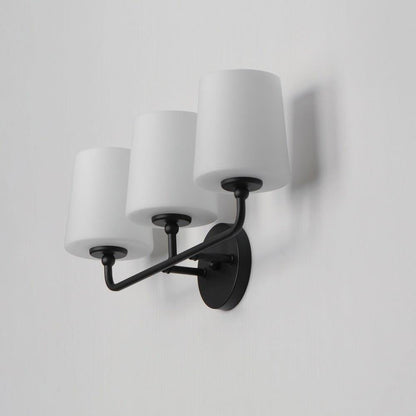 Maxim Lighting 12093SWSN Bristol 3 Light Bath Vanity Wall Light - Angle View