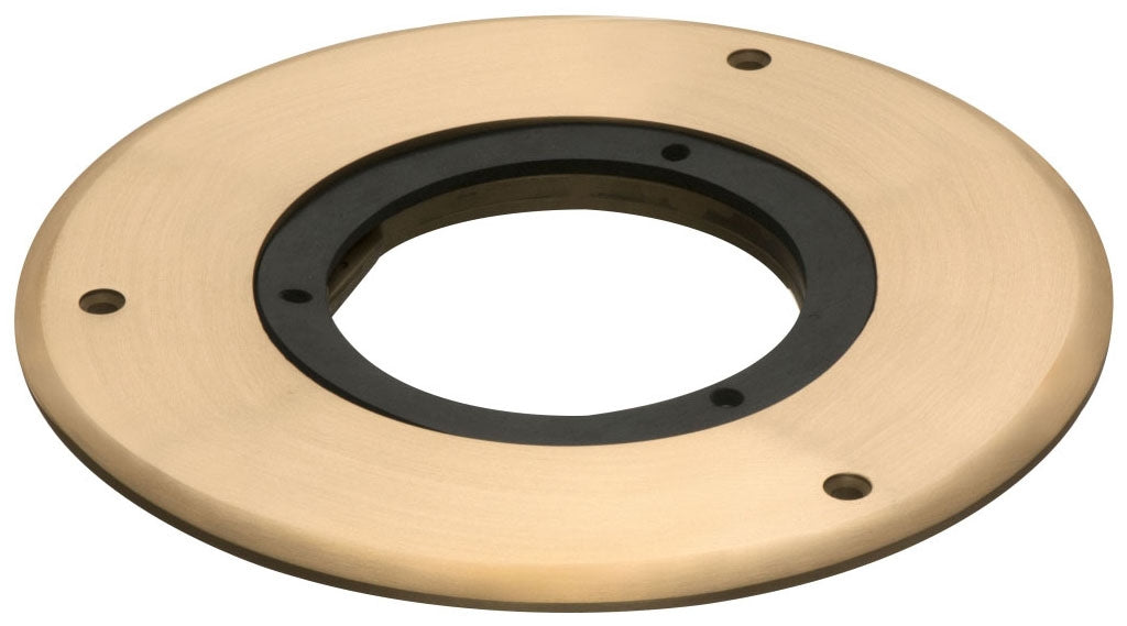 Arlington FLB3570MB Oversized Trim Ring for Round Cut-In Floor Box Kit, Brass