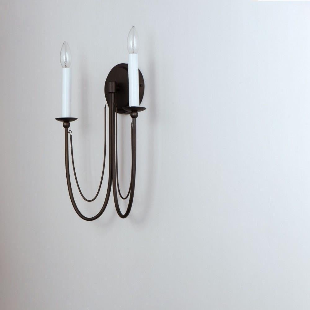 Maxim Lighting 12161GL Plumette 2 Light 16 inch Gold Leaf Wall Sconce - Lifestyle View