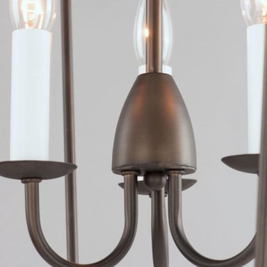 Maxim Lighting 12163CHB Plumette 3 Light Chestnut Bronze Pendant - Detail View