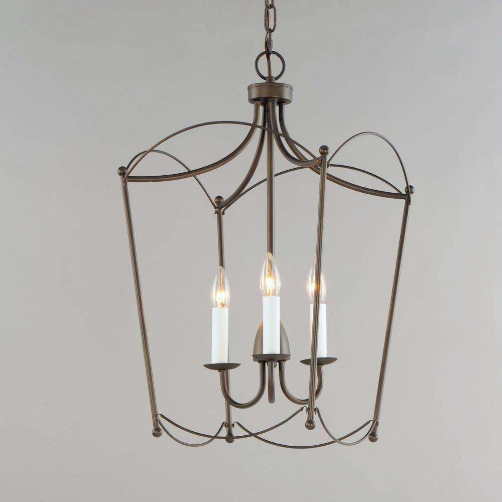 Maxim Lighting 12163CHB Plumette 3 Light Chestnut Bronze Pendant - Lifestyle View