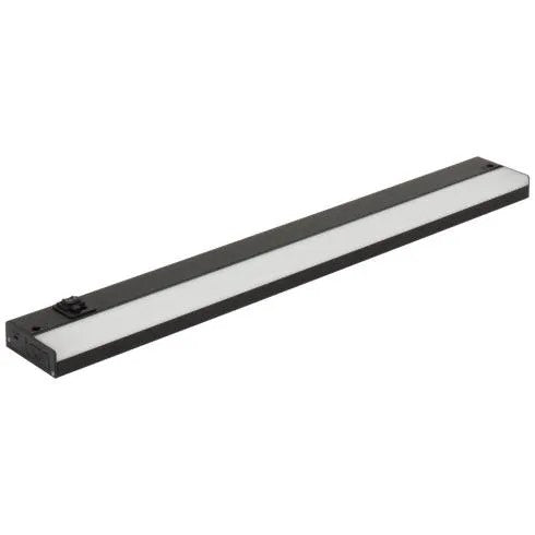 Task Lighting L-BL24-BK-TW 24" LED Under Cabinet Light, Multi-Color Temperature, Wattage 12W, 950 Lumens, Voltage 120V, Black