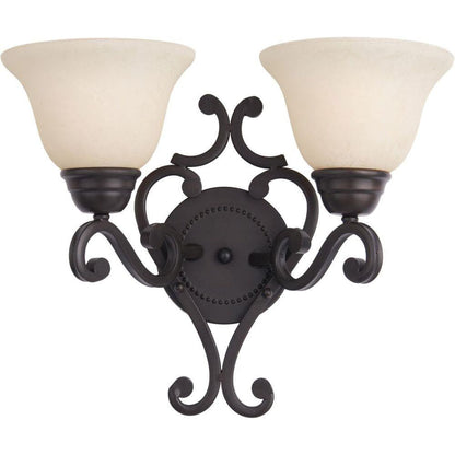 Maxim Lighting 12212FIOI Manor 2 Light 15.5 inch Oil Rubbed Bronze Wall Sconce